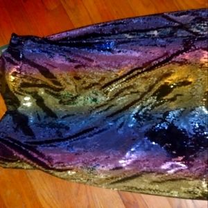 Sequin spaghetti strap dress